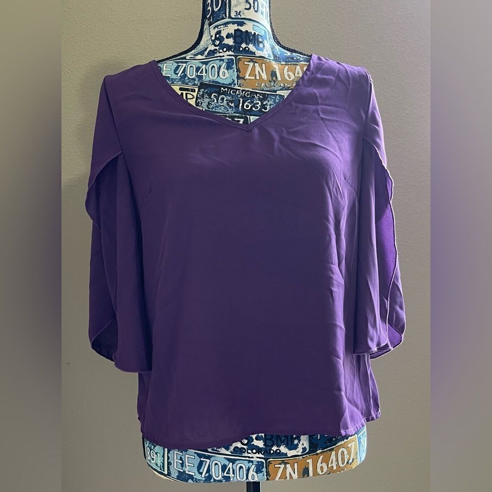 EUC. SHEIN blouse with butterfly sleeves.